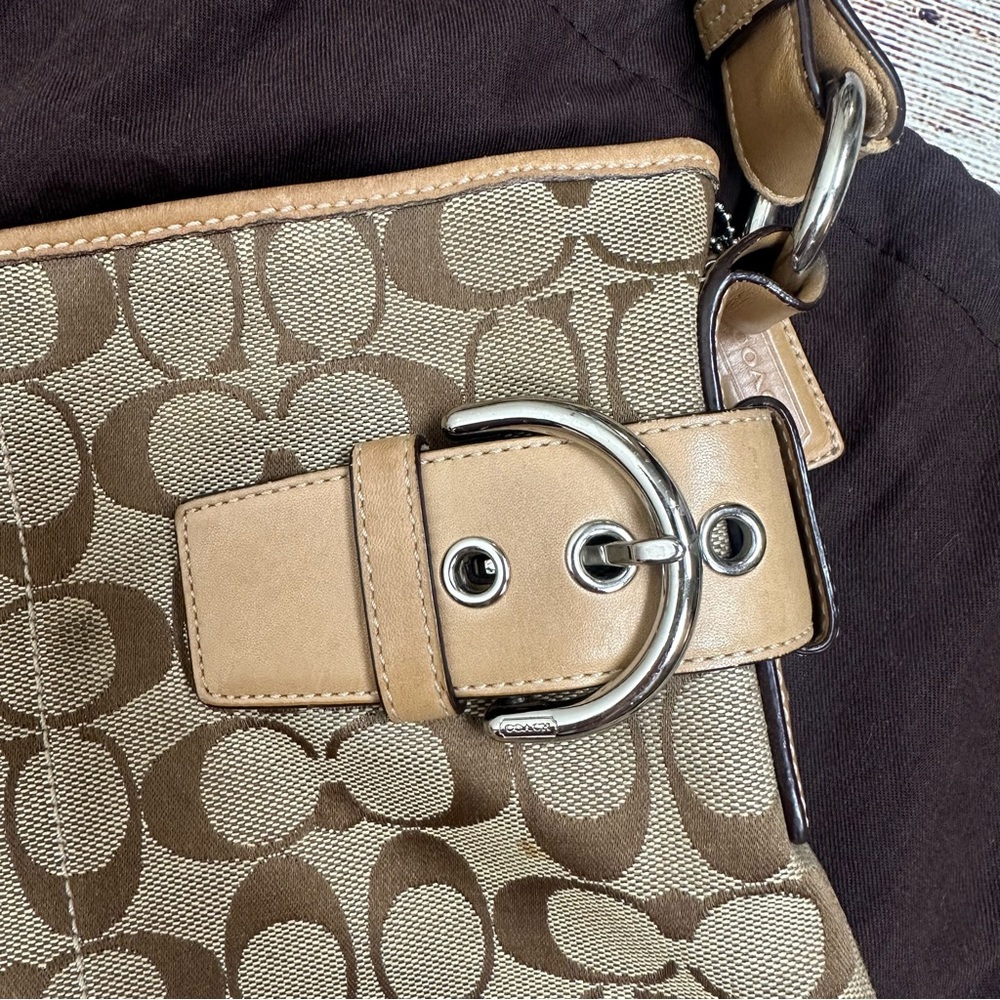 Coach Signature Canvas and Leather Soho 3574 shoulder purse - Picture 5 of 15